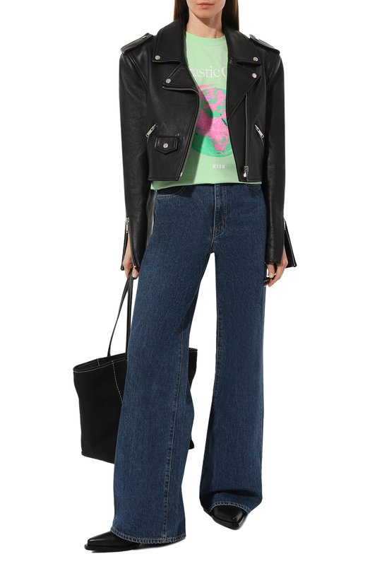 фото Хлопковая футболка msgm