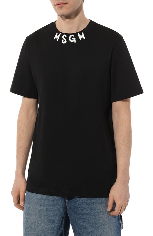 фото Хлопковая футболка msgm
