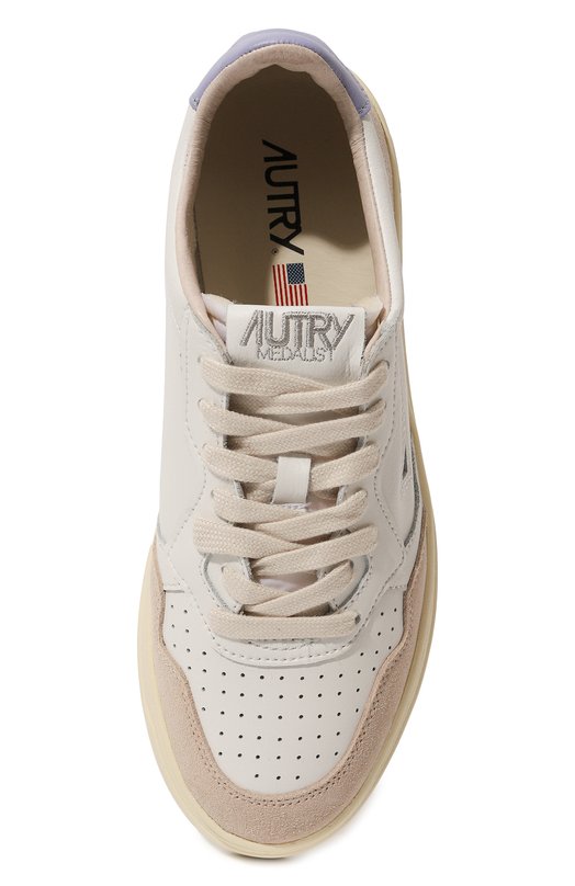 фото Кожаные кеды medalist autry