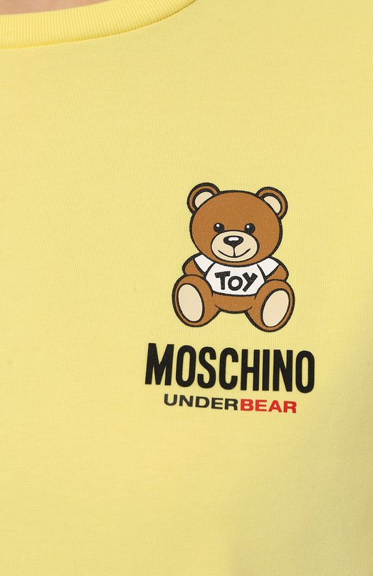 фото Хлопковая футболка moschino