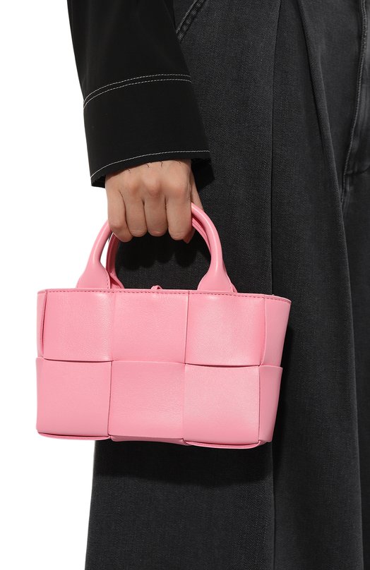 фото Кожаная сумка candy arco bottega veneta