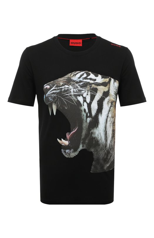 фото Хлопковая футболка hugo