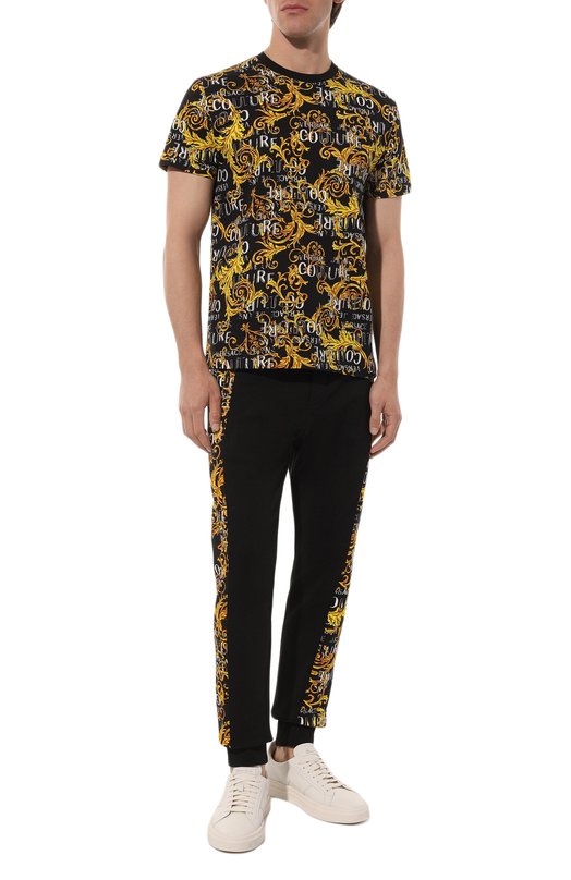 фото Хлопковая футболка versace jeans couture