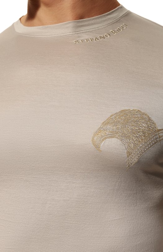 фото Хлопковая футболка stefano ricci