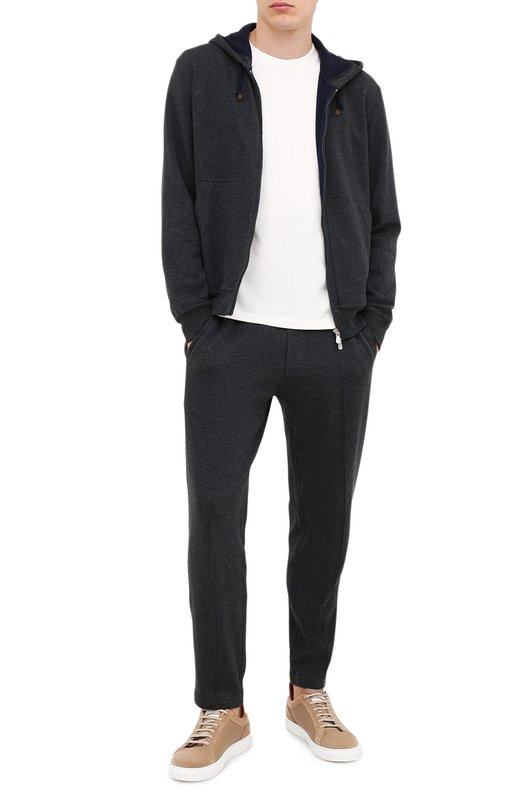 фото Хлопковые брюки brunello cucinelli