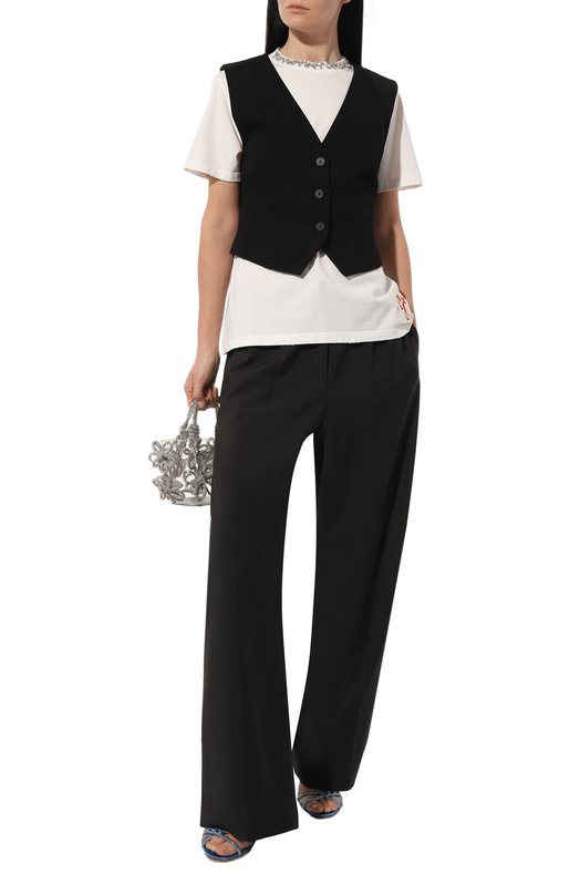 фото Хлопковая футболка golden goose deluxe brand