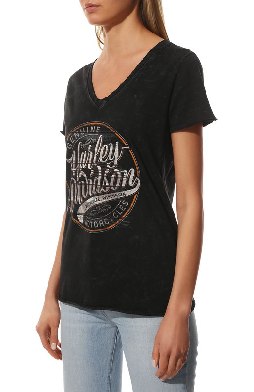 фото Хлопковая футболка harley-davidson