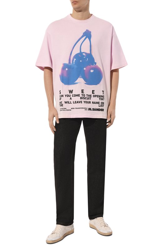 фото Хлопковая футболка jil sander