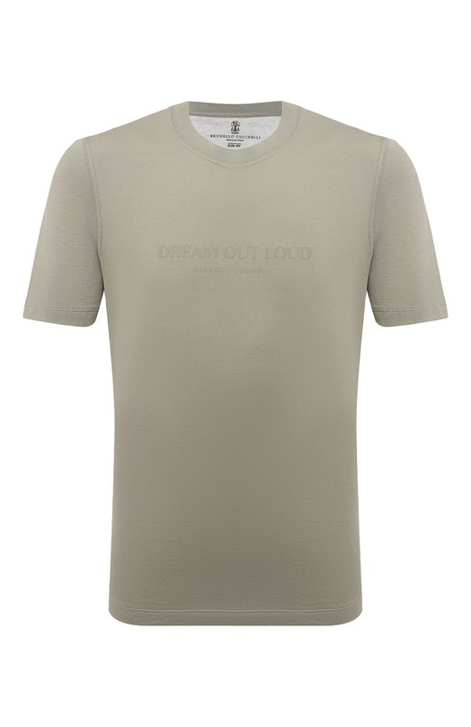 фото Хлопковая футболка brunello cucinelli
