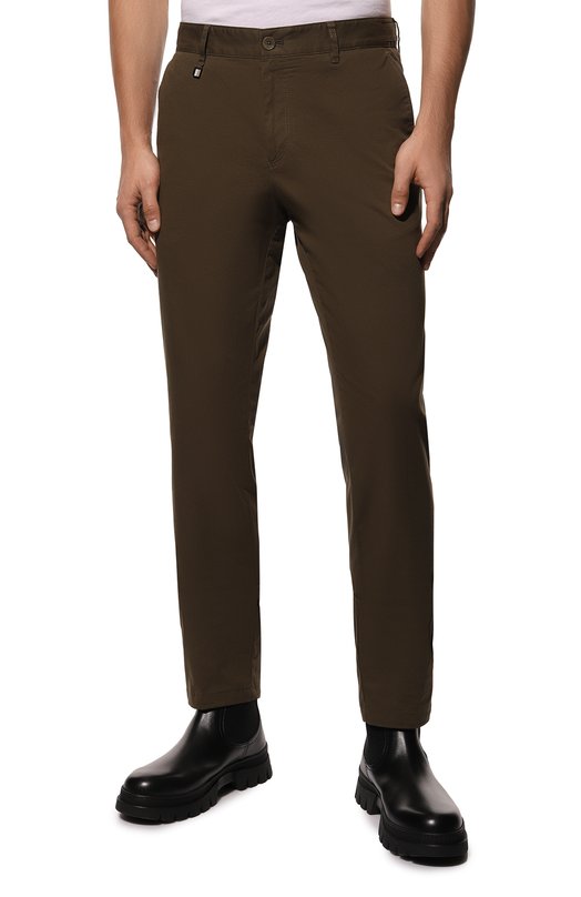 фото Хлопковые брюки boss