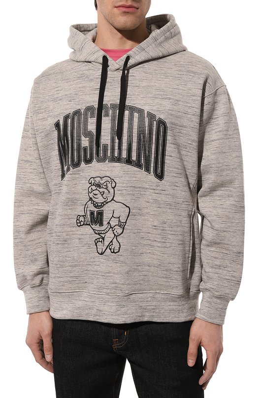 фото Хлопковое худи moschino