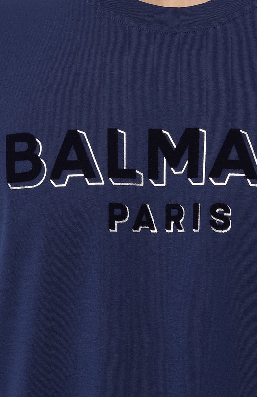 фото Хлопковая футболка balmain