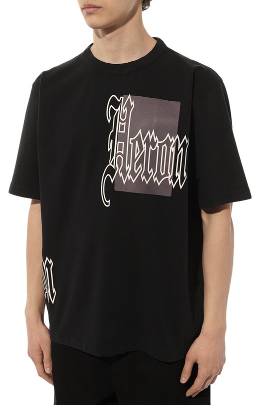 фото Хлопковая футболка heron preston