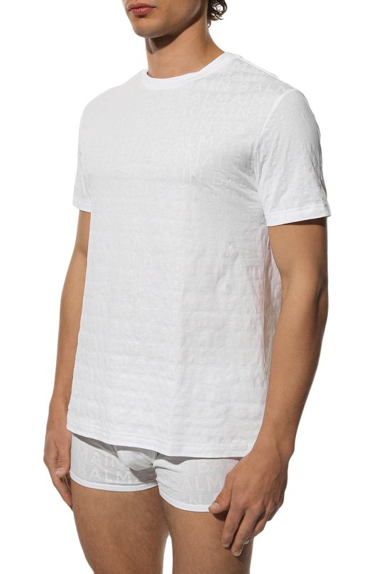 фото Хлопковая футболка balmain