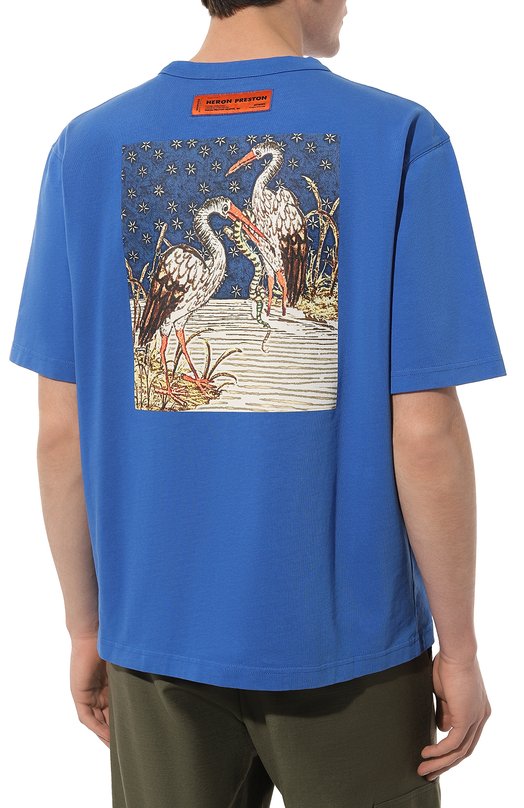 фото Хлопковая футболка heron preston
