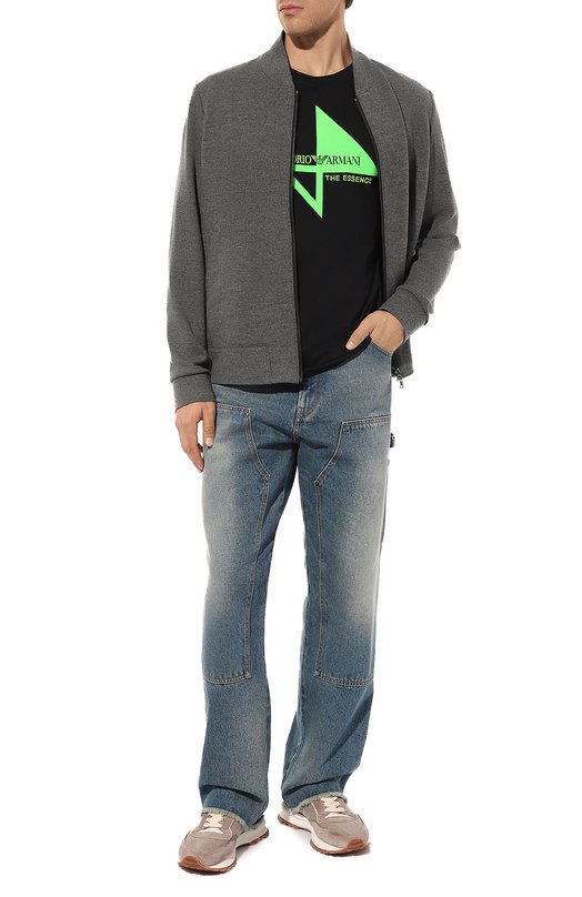 фото Хлопковая футболка emporio armani