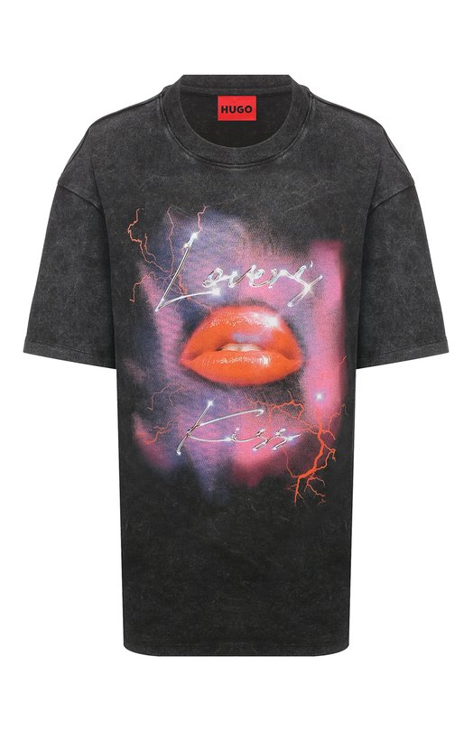 фото Хлопковая футболка hugo