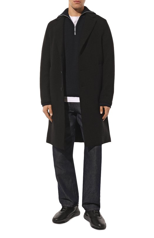 фото Кожаные кроссовки santoni