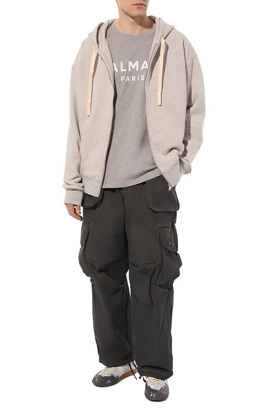 фото Хлопковая футболка balmain