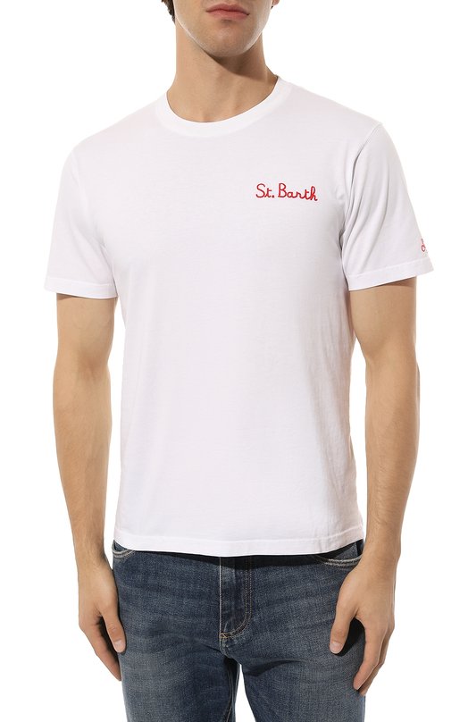 фото Хлопковая футболка mc2 saint barth