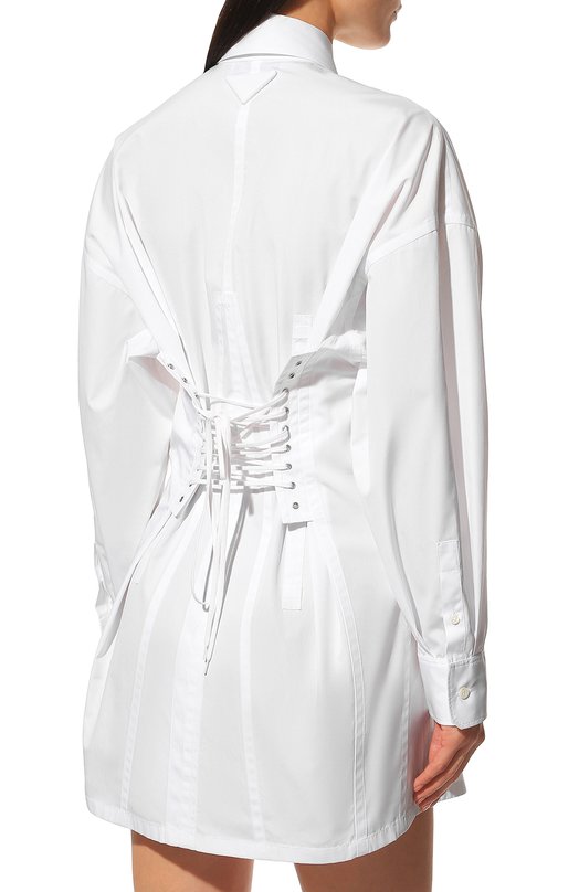 фото Хлопковое платье prada