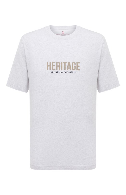 фото Хлопковая футболка brunello cucinelli