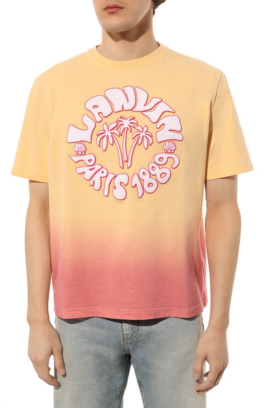 фото Хлопковая футболка lanvin