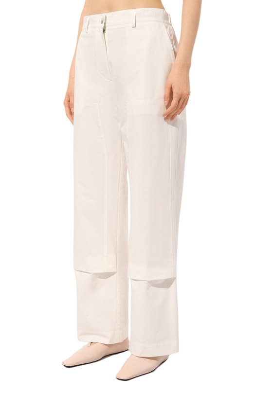 фото Хлопковые брюки jil sander