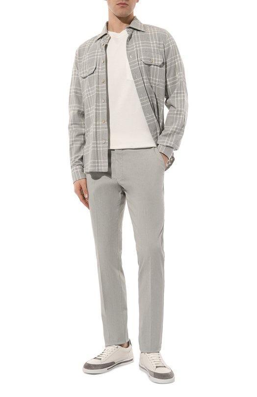 фото Хлопковая футболка brunello cucinelli