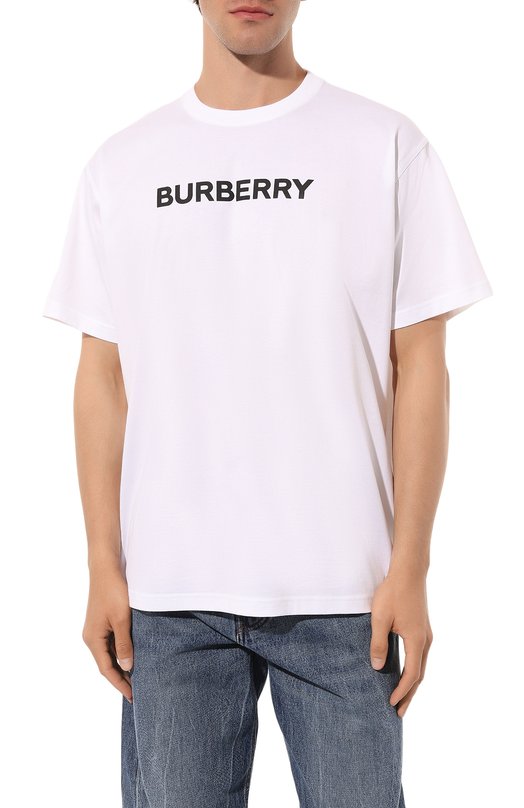 фото Хлопковая футболка burberry
