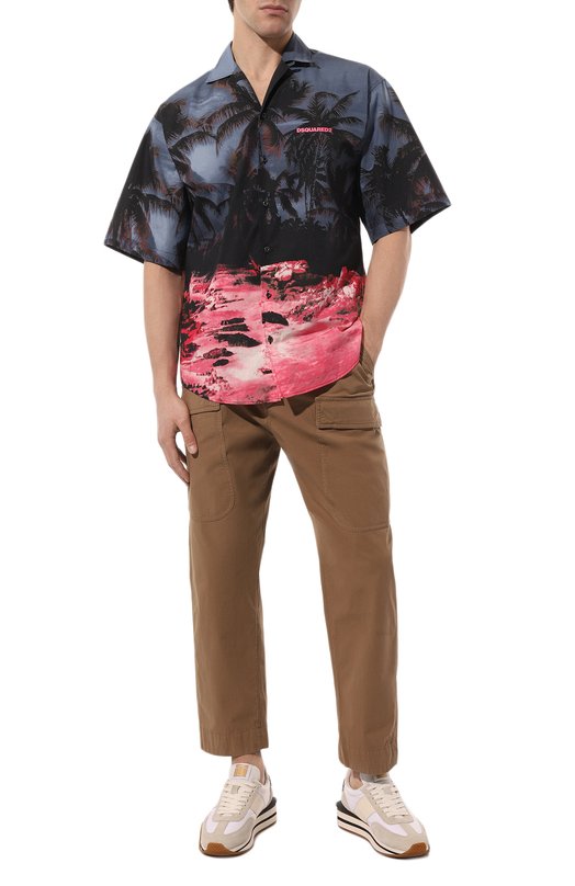 фото Хлопковая рубашка dsquared2