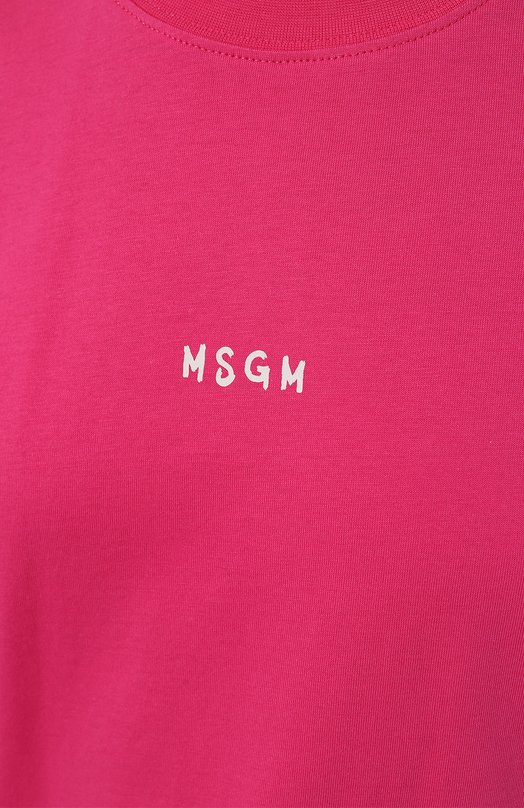 фото Хлопковая футболка msgm