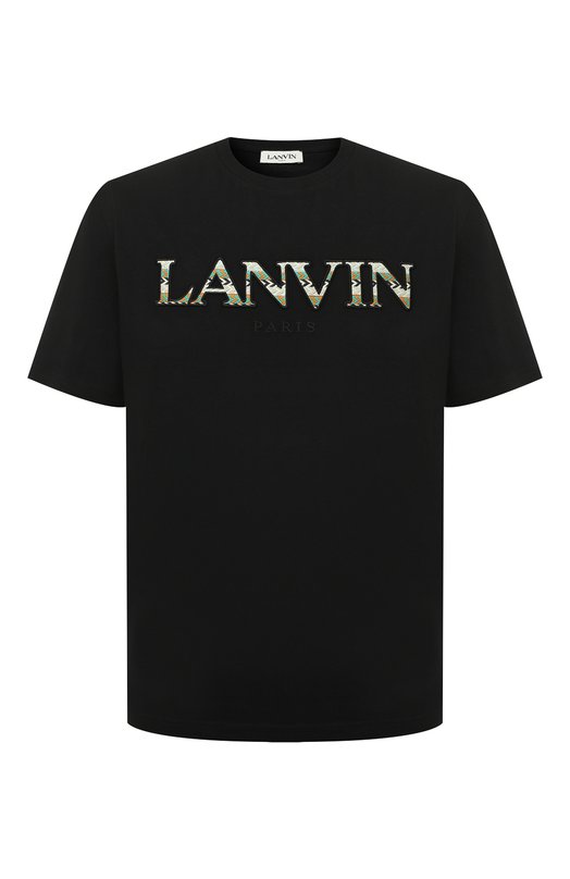 фото Хлопковая футболка lanvin
