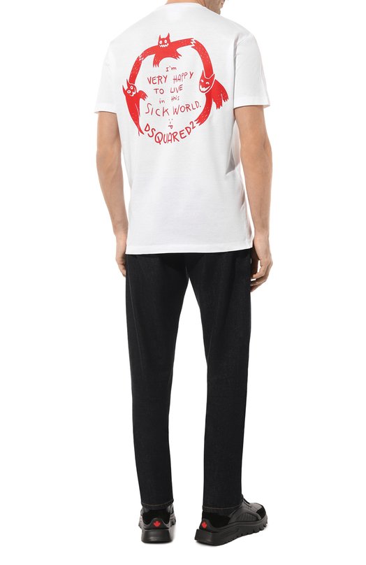 фото Хлопковая футболка dsquared2