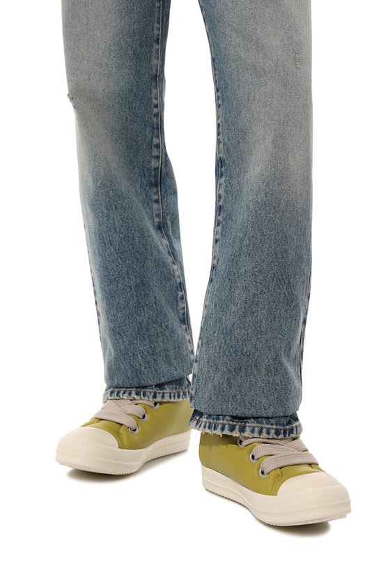 фото Кожаные кеды luxor jumbo padded low rick owens