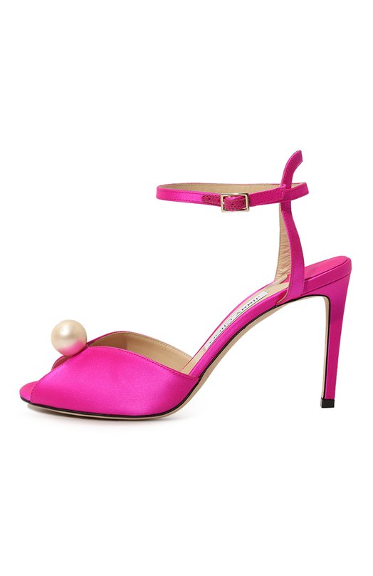 фото Текстильные босоножки sacora 85 jimmy choo