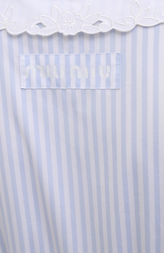 фото Хлопковое платье miu miu