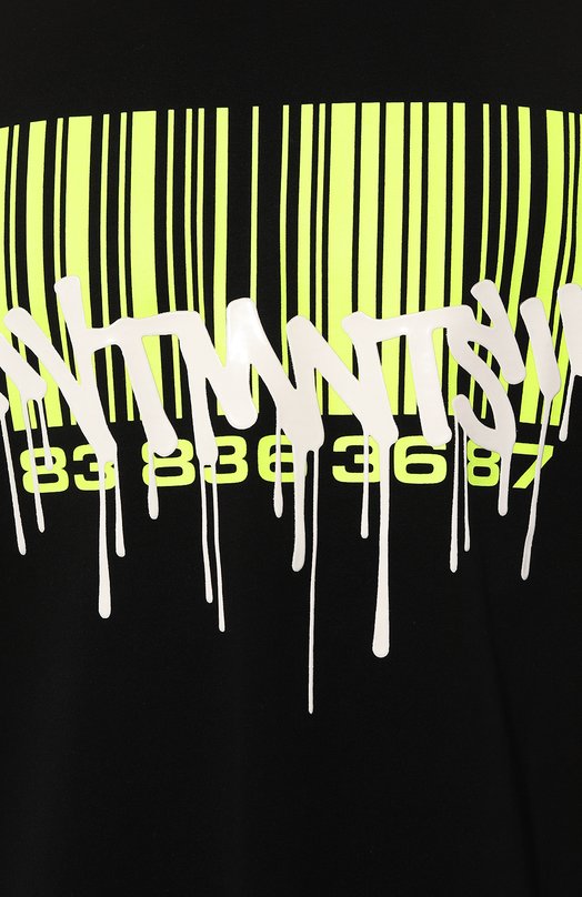 фото Хлопковая футболка vtmnts