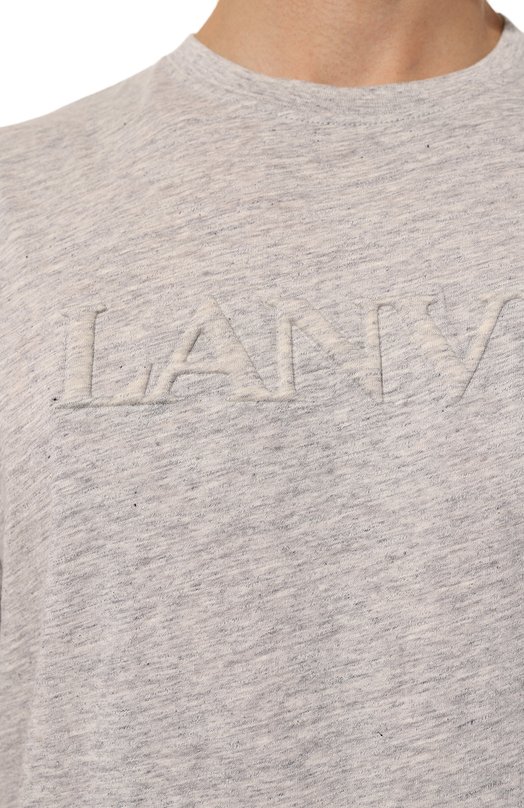 фото Хлопковая футболка lanvin