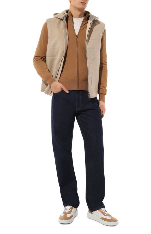 фото Кожаные кеды stefano ricci