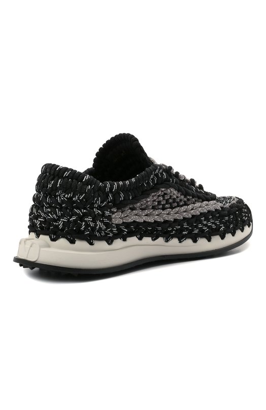 фото Текстильные кроссовки crochet valentino