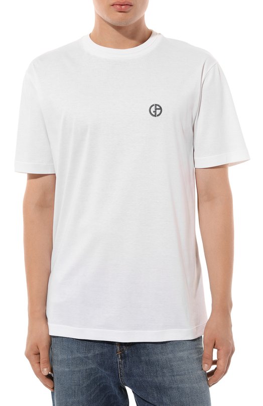 фото Хлопковая футболка giorgio armani