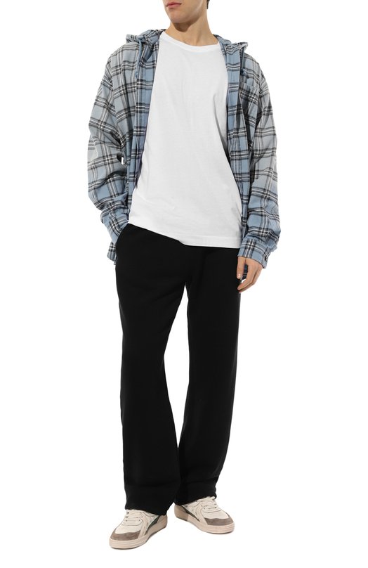 фото Хлопковая футболка dries van noten