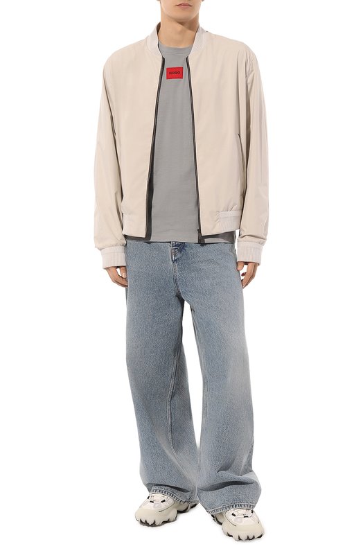 фото Хлопковая футболка hugo