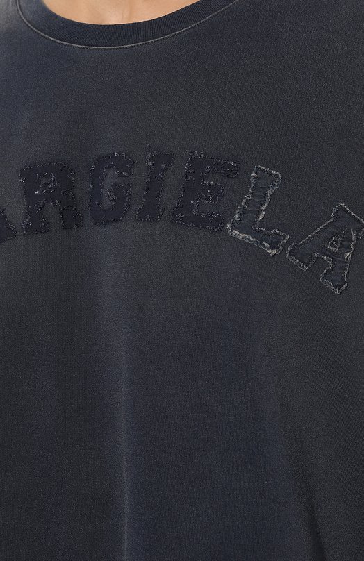 фото Хлопковая футболка maison margiela