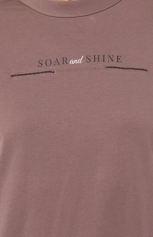 фото Хлопковая футболка brunello cucinelli