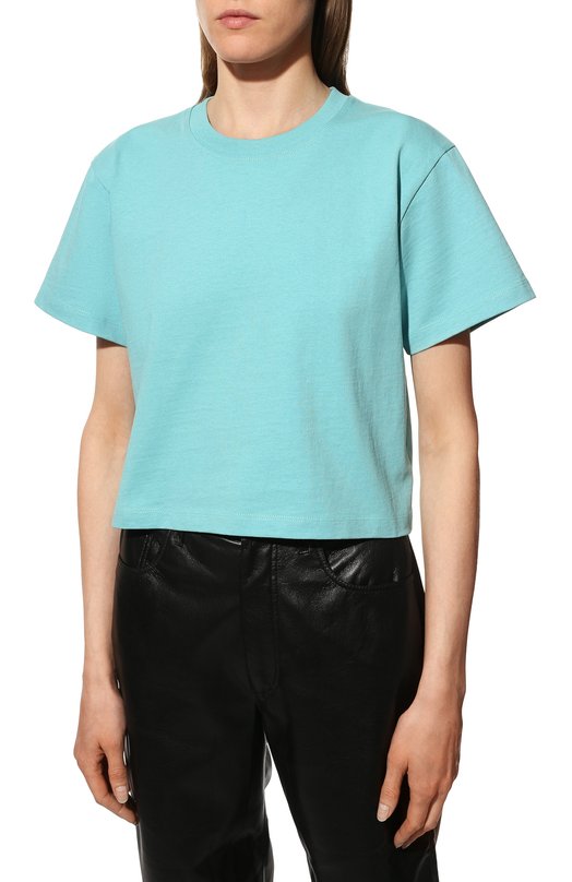 фото Хлопковая футболка helmut lang