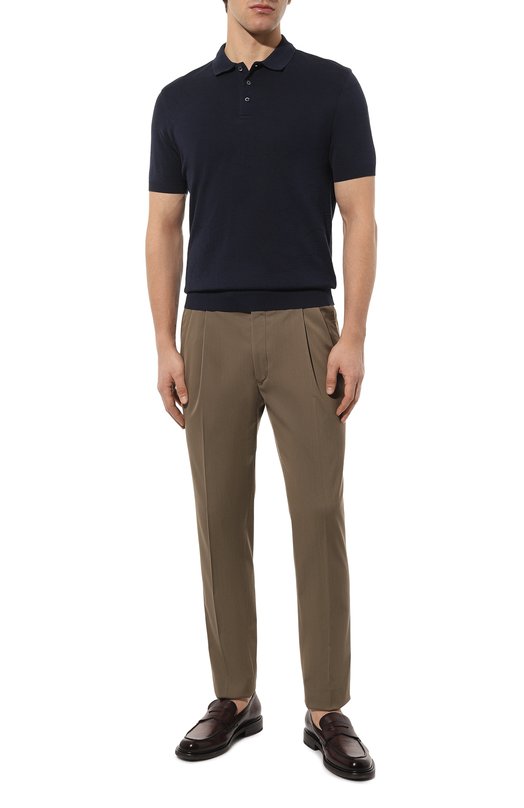 фото Хлопковое поло corneliani