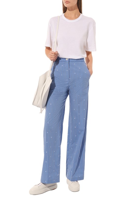 фото Хлопковые брюки erika cavallini