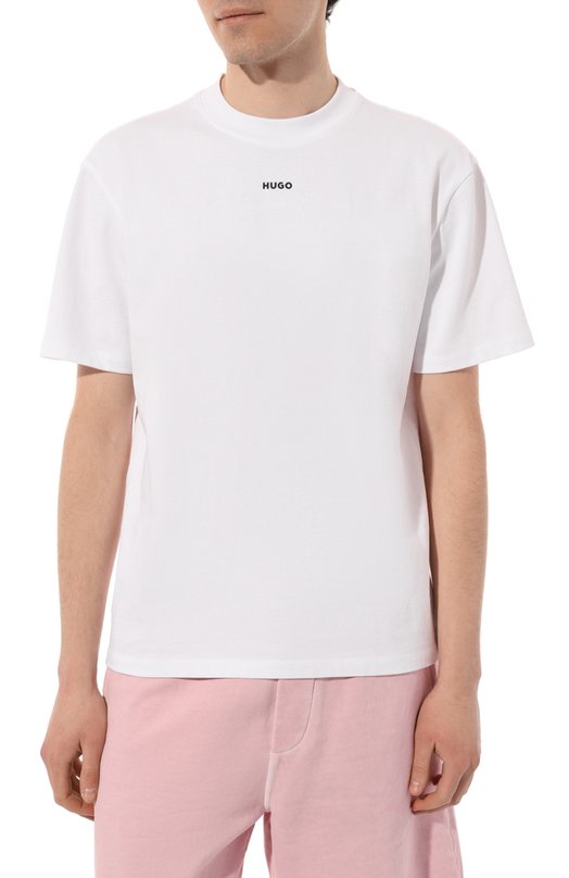 фото Хлопковая футболка hugo